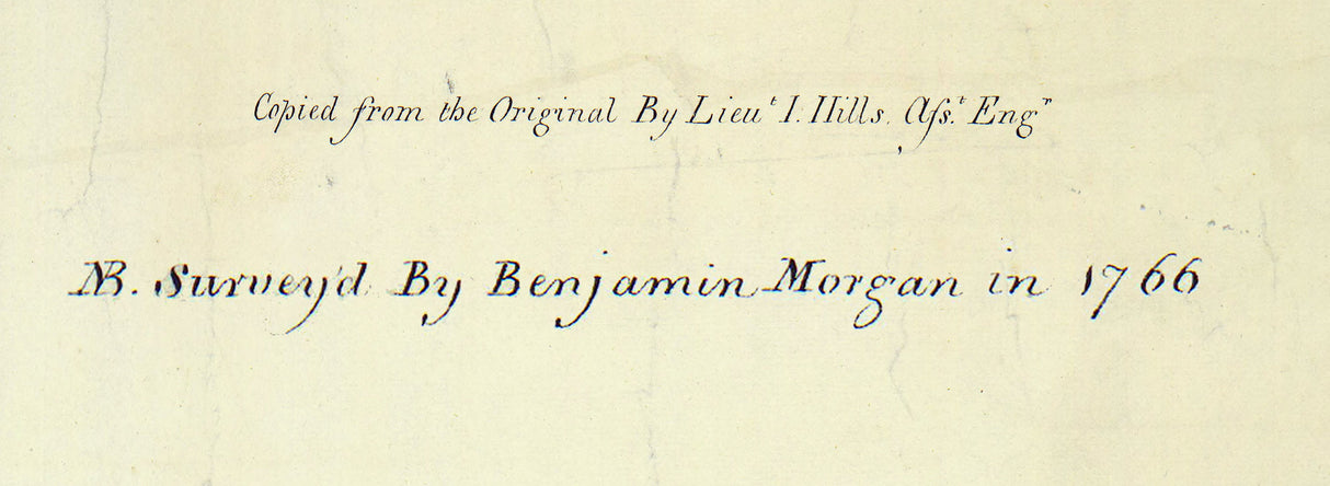 1766 Map of Somerset County New Jersey