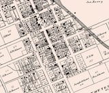 1866 Map of Dresden Muskingum County Ohio