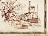 1884 Map of the Saint Johns River Florida