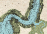 1884 Map of the Saint Johns River Florida