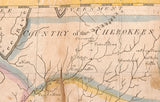 1831 Map of Southern Georgia Showing Indian Lands