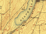 1905 Map of Silver Lake New York