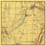 1905 Map of Silver Lake New York