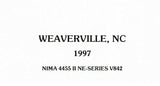 1997 Topo Map of Weaverville North Carolina