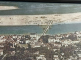 1920s Aerial Panorama of Saint Augustine Florida Colorized Framed