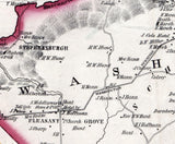 1853 Map of Washington Township Morris County New Jersey