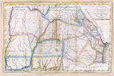 1831 Map of Indian Tribes of Georgia Alabama and Mississippi