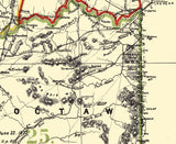 1889 Map of Oklahoma Indian Territory