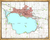 1979 Map of Storm Lake Iowa