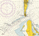 1961 Nautical Chart of Entrance to Charlotte Harbor Florida