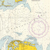 1961 Nautical Chart of Entrance to Charlotte Harbor Florida