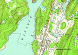 1962 Map of Wanaque Reservoir New Jersey