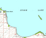 1979 Map of Storm Lake Iowa