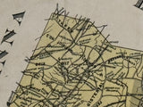 1881 Map of Goochland County Virginia