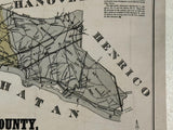 1881 Map of Goochland County Virginia