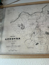 1830 Map of Andover Essex County Massachusetts