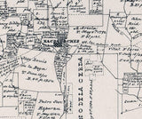 1881 Map of Nacogdoshes County Texas