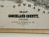 1881 Map of Goochland County Virginia