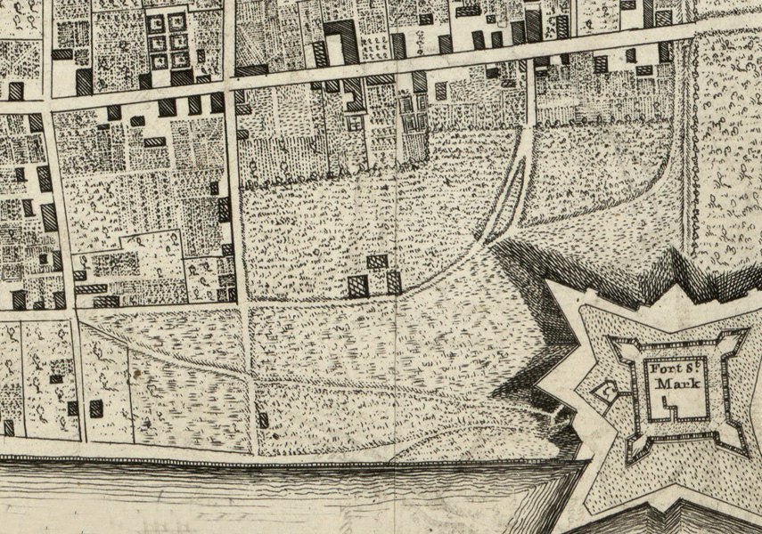 1764 Map of Saint Augustine Florida