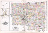 1891 Map of Buckingham Township Bucks County Pennsylvania