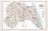 1891 Map of Bensalem Township Bucks County Pennsylvania