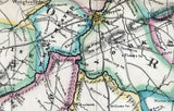 1821 Map of York & Adams County Pennsylvania
