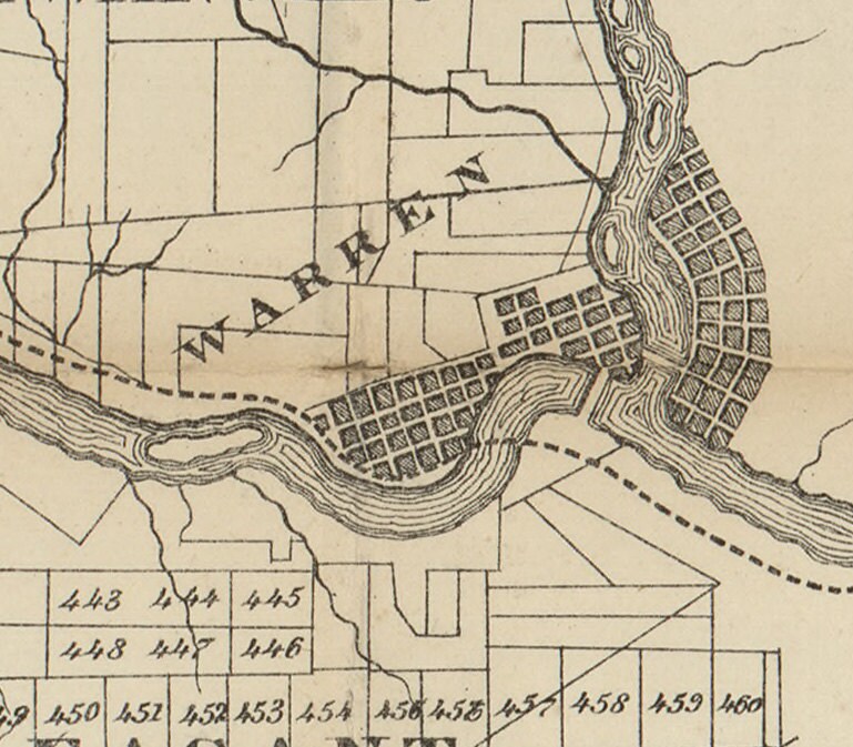 1865 Map of the Oil Region of Pa Venango Warren Crawford County