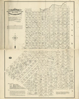 1881 Map of Warren & Forest County Pa Showing Early Land Tracts