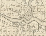 1889 Farm Line Map of Warren County PA