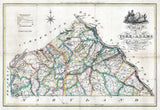 1821 Map of York & Adams County Pennsylvania