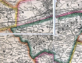 1860 Map of Chester County Pennsylvania Landowner Names