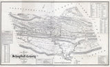 1855 Map of Schuylkill County Pennsylvania