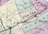 1874 Map of Centre County Pennsylvania