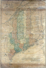 1840 Map of the state of Maine