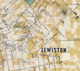 1858 Map of Androscoggin County Maine