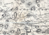 1858 Map of Piscataquis County Maine