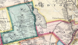 1859 Map of Penobscot County Maine Landowners