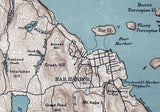 1893 Map of Mount Desert Island Maine