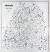 1899 Map of Northern Maine Farms Plantations