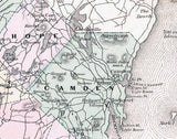 1887 Map of Knox County Maine