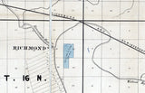 1860 Map of Madison County Louisiana New Carthage