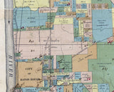 1895 Map of East Baton Rouge Parish (County) Louisiana