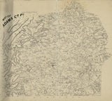 1858 Map of Adams County Pennsylvania Gettysburg Farm Names