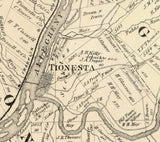 1876 Landowner Map of Forest County Pennsylvania