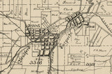 1878 Farm Line Map Part of Elk County and McKean County Pa