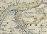 1883 Landowner Map of Allegheny County & Pittsburgh Pa