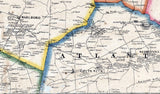 1861 Map of Monmouth County New Jersey