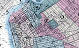 1868 Map of Kings County New York
