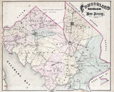 1876 Map of Cumberland County New Jersey
