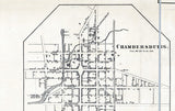 1858 Map of Franklin County Pa from actual surveys